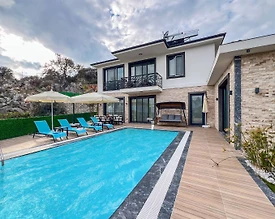 Fethiye Kayaköy’de Geniş Ailelere Uygun, Özel Havuzlu, 3+1 Villa - 3