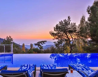 Kaş İslamlar'da Deniz Ve Doğa Manzaralı, Özel Havuzlu, Taş Villa - 4