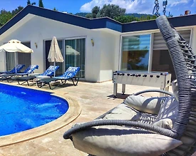 Kaş İslamlar'da Deniz Ve Doğa Manzaralı, Özel Havuzlu, Taş Villa - 2