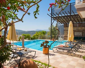 Kalkan Kördere'de Enfes Deniz Manzaralı, Özel Havuzlu, Kiralık Villa - 3