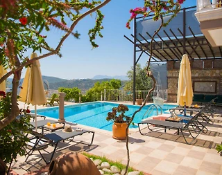 Kalkan Kördere'de Enfes Deniz Manzaralı, Özel Havuzlu, Şık Villa - 3