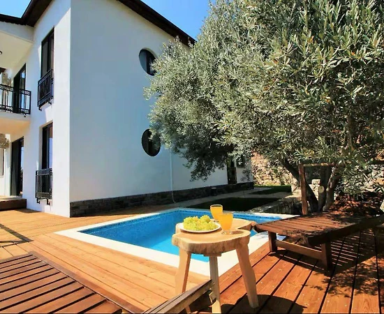 Fethiye Faralya'da Geniş Bahçeli, Özel Havuzlu, Modern Villa - 1