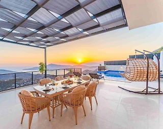 Kaş Kalkan'da Eşsiz Manzaralı, Özel Havuzlu, Lüks Villa - 5