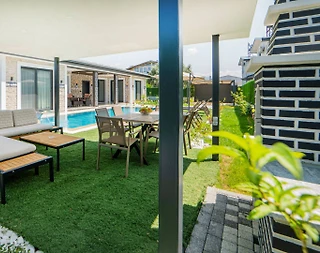 Muğla Fethiye'de Geniş Ailelere Uygun, Özel Havuzlu, Bahçeli Villa  - 4