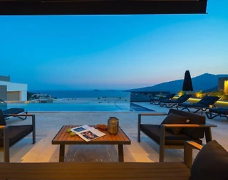 Kaş Kalkan'da Panoramik Deniz Manzaralı, Özel Havuzlu, Geniş Villa - 5