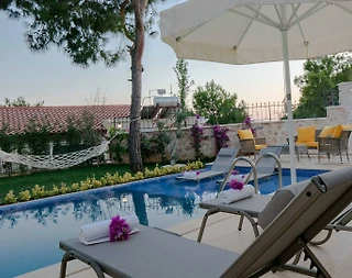 Kaş İslamlar'da Doğa İçerisinde, Özel Havuzlu, Taş Villa - 4