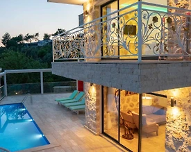 Kaş İslamlar'da Muhteşem Doğada, Özel Havuzlu, İkiz Villa - 3