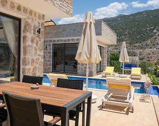 Kaş İslamlar'da Muhteşem Doğada, Özel Havuzlu, Ferah Villa - 4