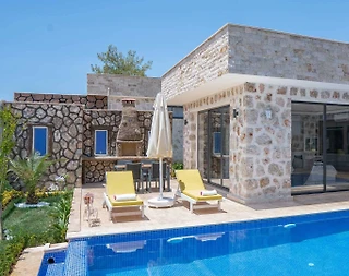 Kaş İslamlar'da Muhteşem Doğada, Özel Havuzlu, Ferah Villa - 5