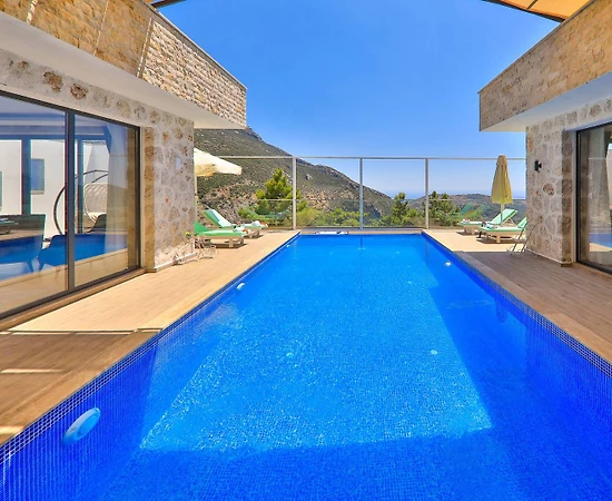 Kaş İslamlar'da Çekirdek Ailelere Uygun, Özel Havuzlu, 4 Kişilik Villa - 1