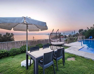 Fethiye Faralya'da Enfes Deniz Manzaralı, Özel Havuzlu, Kiralık Villa - 4