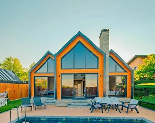 Sapanca Güldibi'nde Sakin Doğada, Isıtmalı Havuzlu, Lüks Bungalov - 2