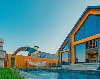 Sapanca Güldibi'nde Sakin Doğada, Isıtmalı Havuzlu, Lüks Bungalov - 4