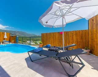 Kalkan Yeşilköy'de Doğa İçerisinde, Özel Havuzlu, Balayı Villası - 2